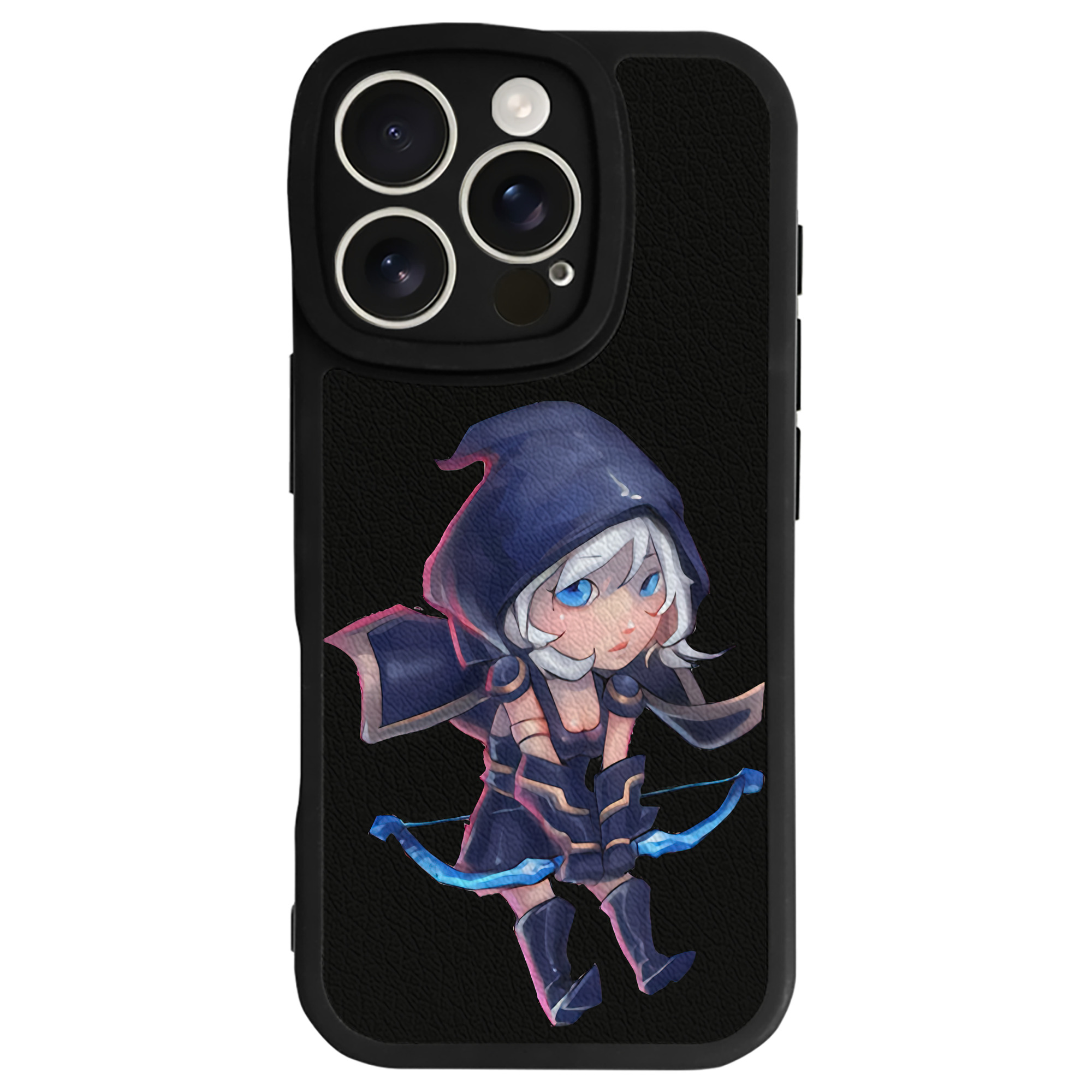 （画像用） リーグ・オブ・レジェンド League of Legends LOL 【iPhone 16シリーズ対応】シリコンスマホケース（レザー調） 材質：シリコン